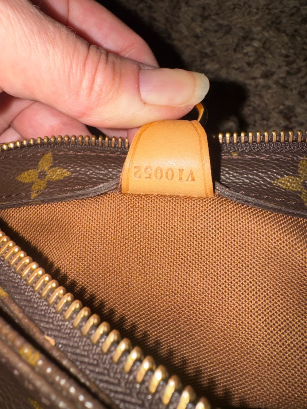 Louis Vuitton Monogram Canvas Shoulder Tote with Vachetta Straps - Picture 11 of 11